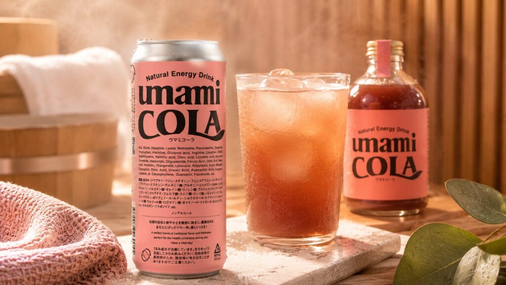 UMAMI COLA【八海山の米麹甘酒ベース・ノンカフェイン・350種以上の栄養成分】