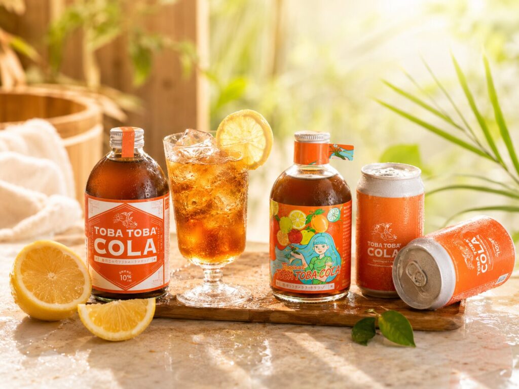 TOBA TOBA COLA【喜界島の在来種島みかん・14種スパイス・夫婦で限定手造り】